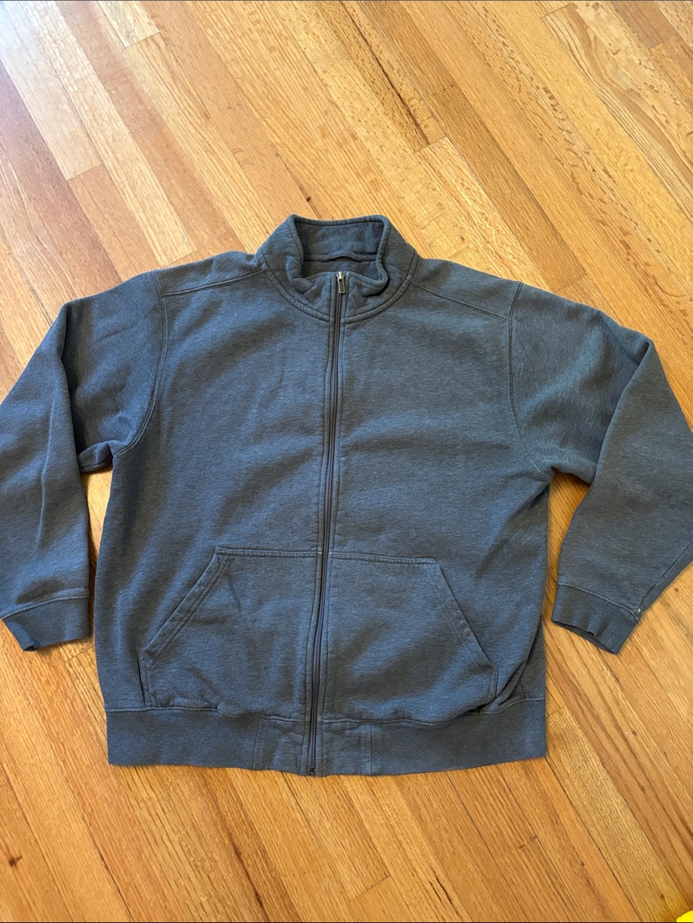 L.L. Bean Charcoal Gray Hooded Sweatshirt